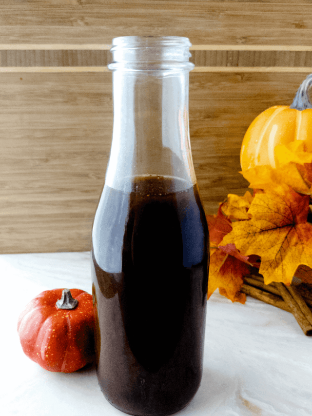 Dairy-free Pumpkin Spice Simple Syrup