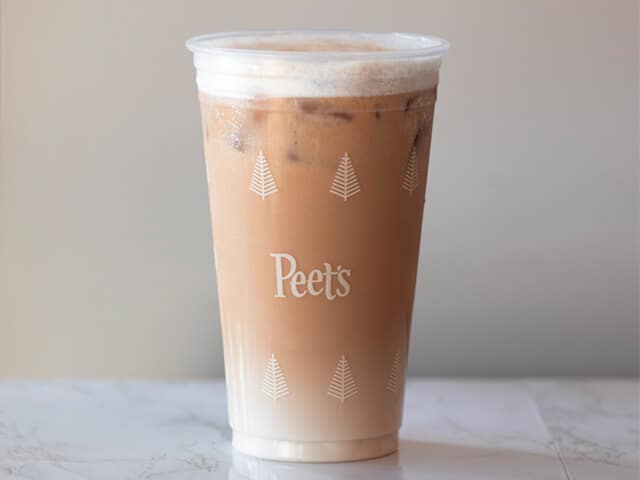 Peet's Holiday Spice Cold Brew Oat Foam Latte