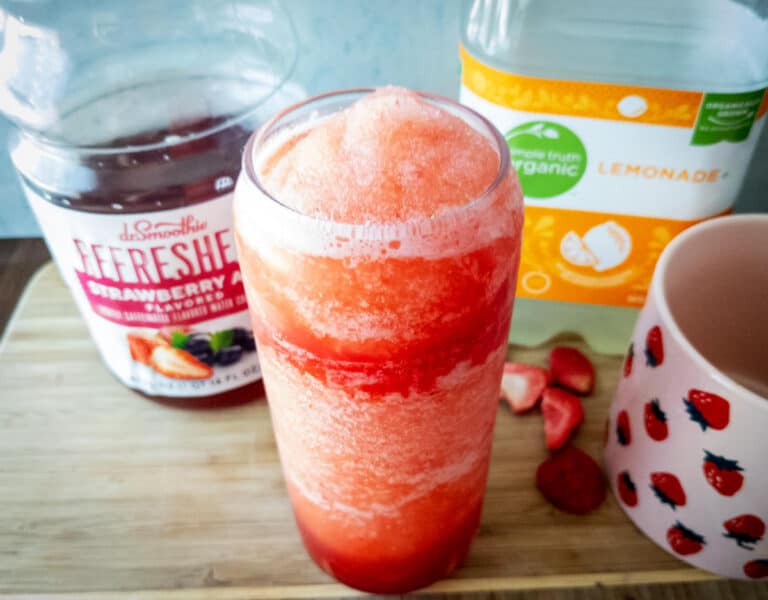 Simple Frozen Strawberry Açaí Lemonade Refresher